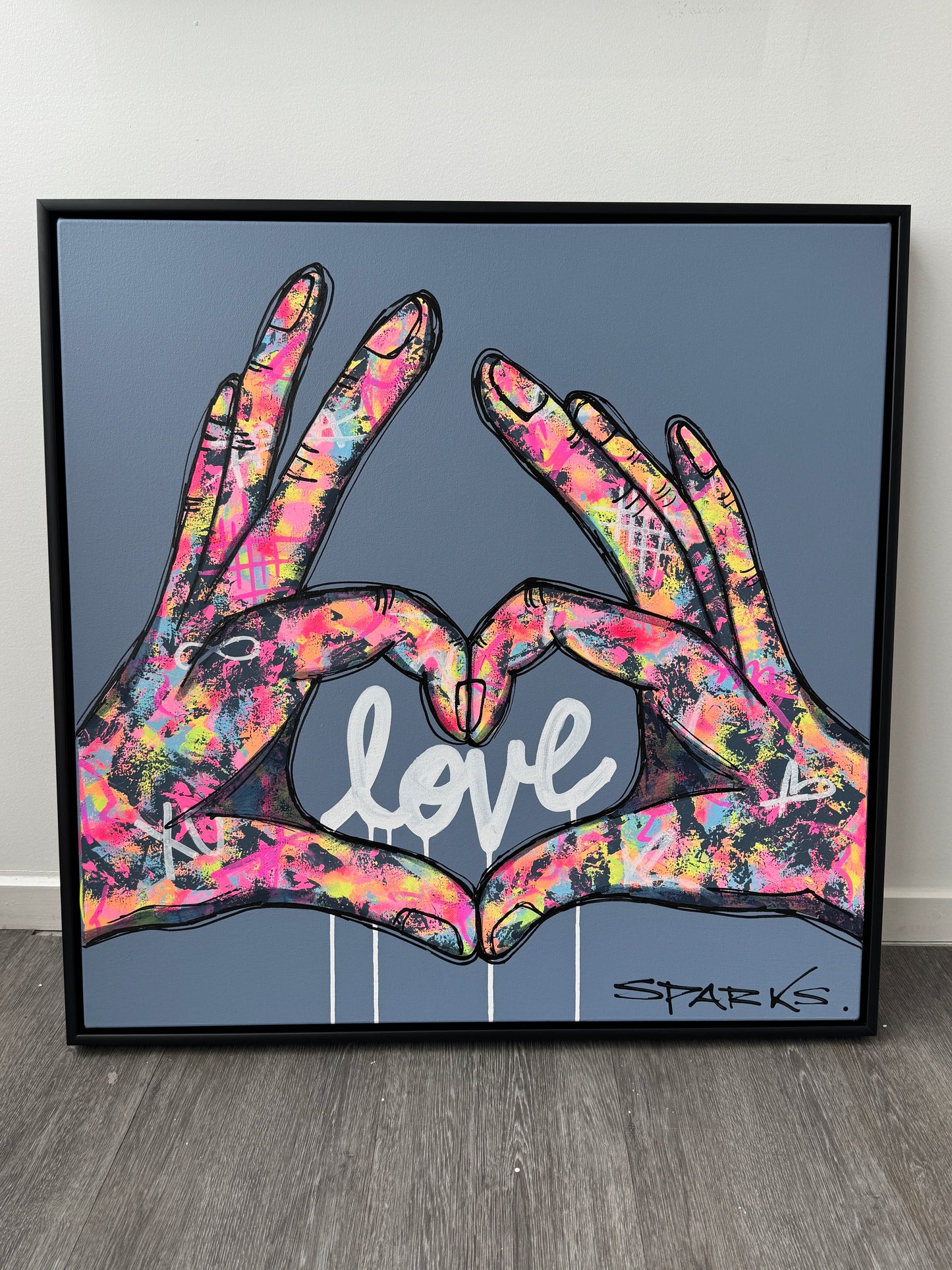 Infinite Love | 83cm x 83cm | Framed