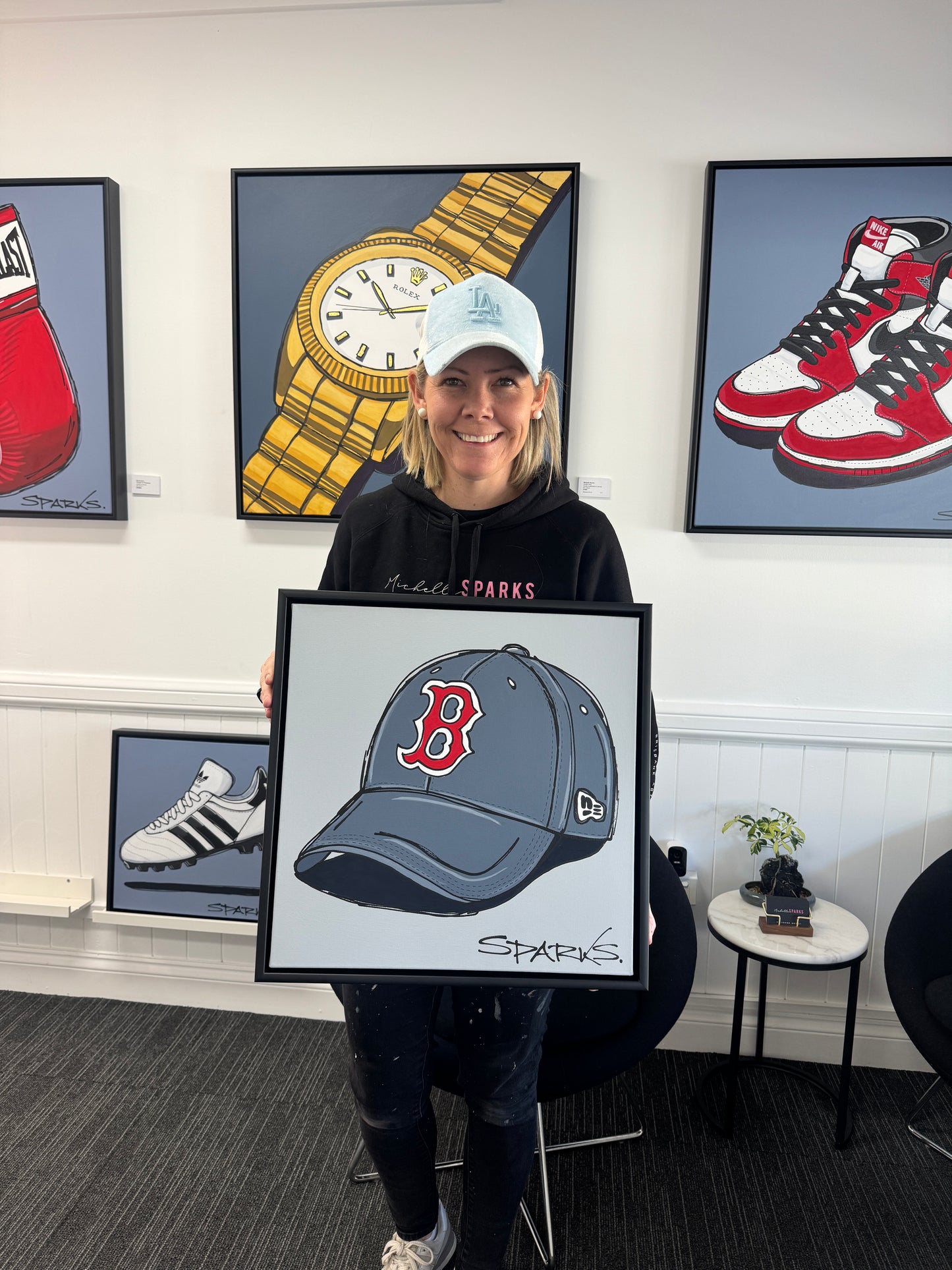 Boston Red Sox | 50cm x 50cm | Framed