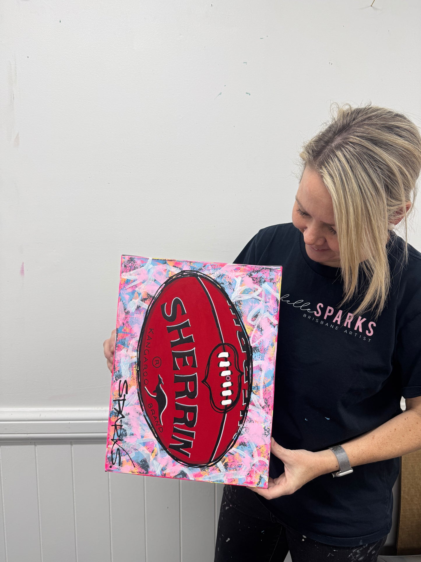 AFL #6| 31cm x 41cm | Canvas unframed