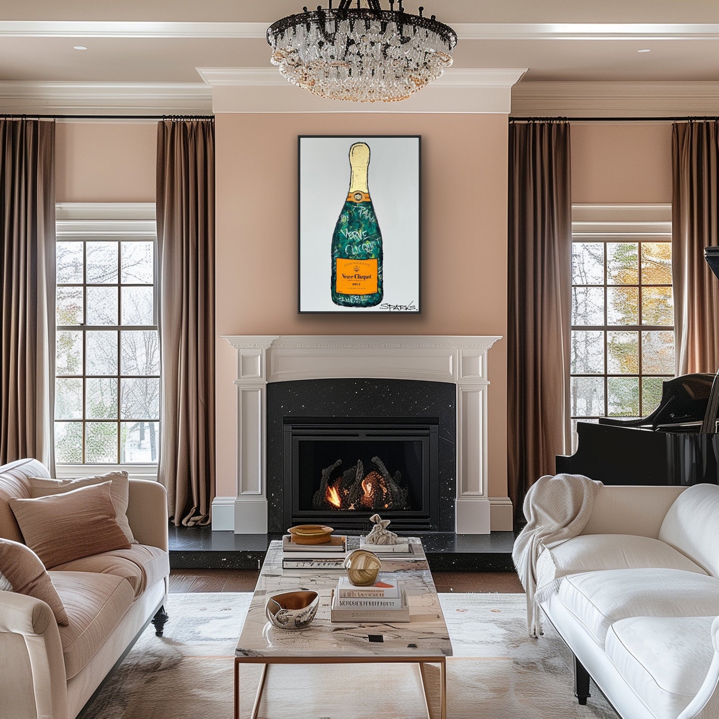 Verve Time | 100cm x 70cm | Framed