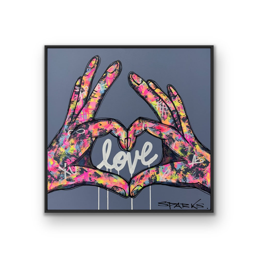 Infinite Love | 83cm x 83cm | Framed