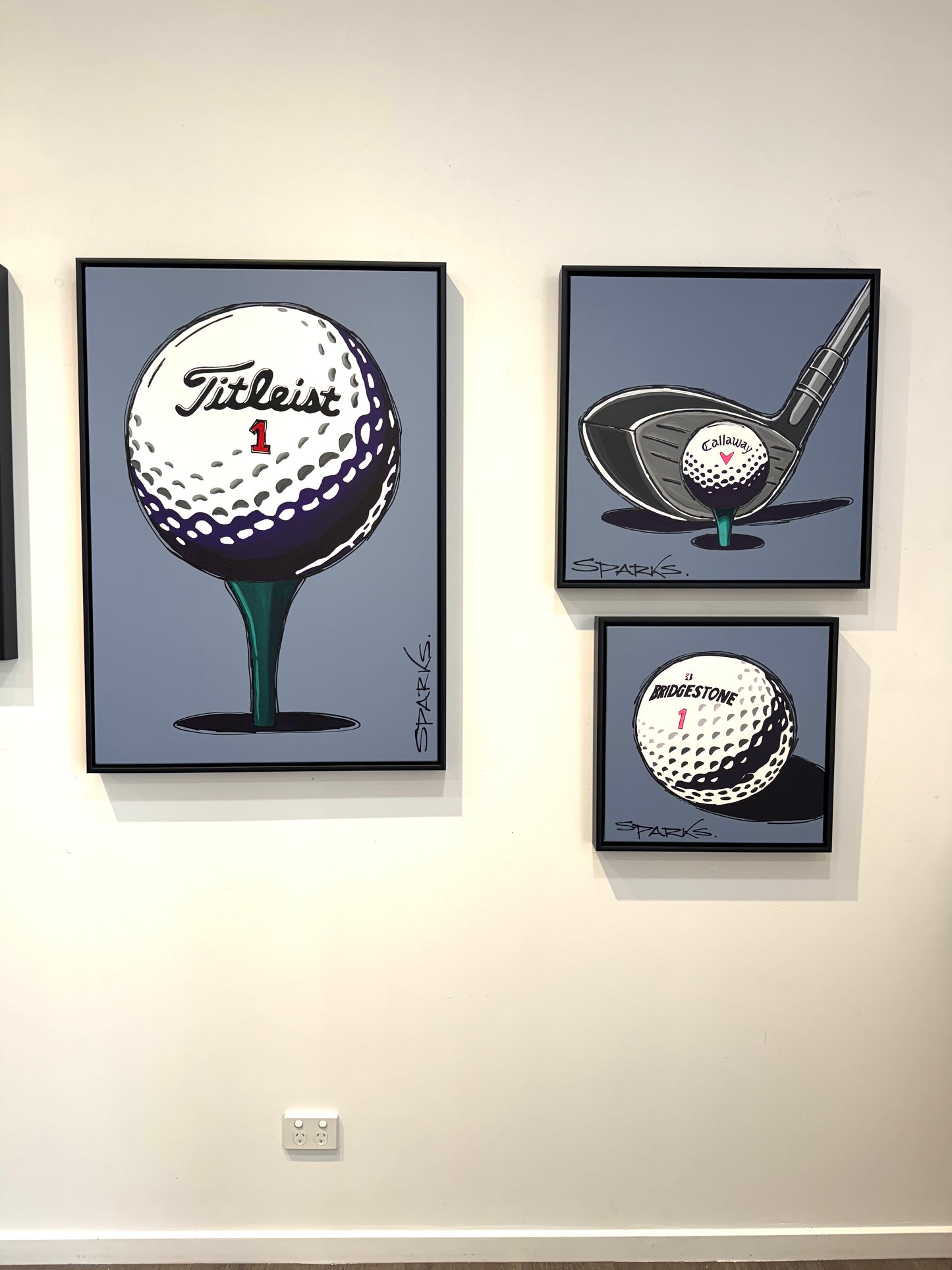 Tee Off 3 | 104cm x 74cm | Framed