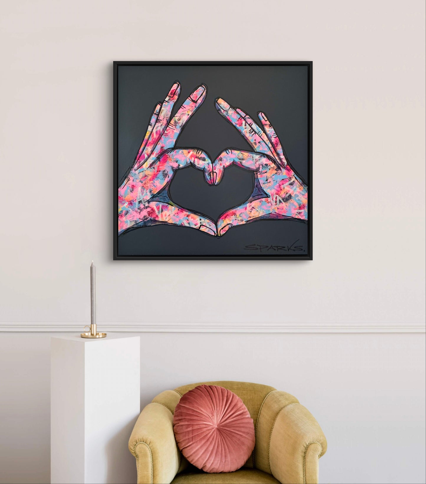 All My Life | 83cm x 83cm | Framed