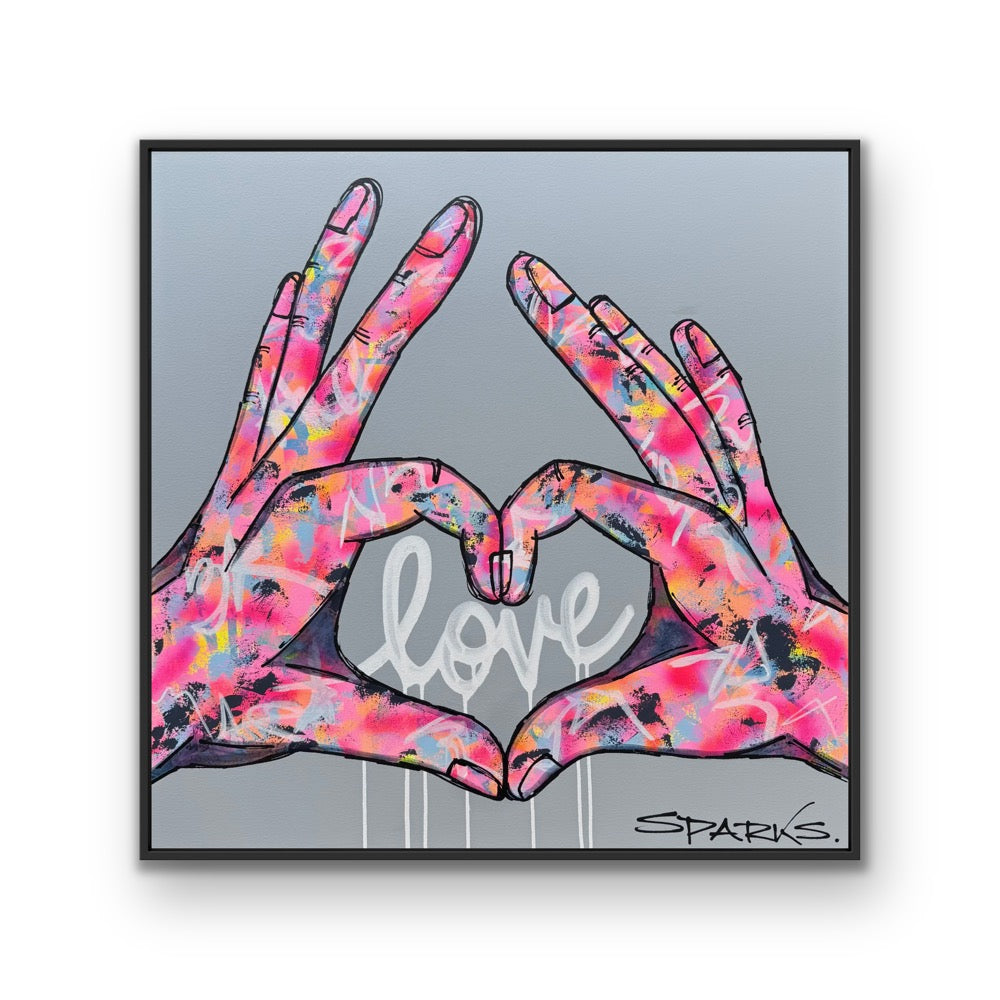 Find Your Spark | 90cm x 90cm | Framed
