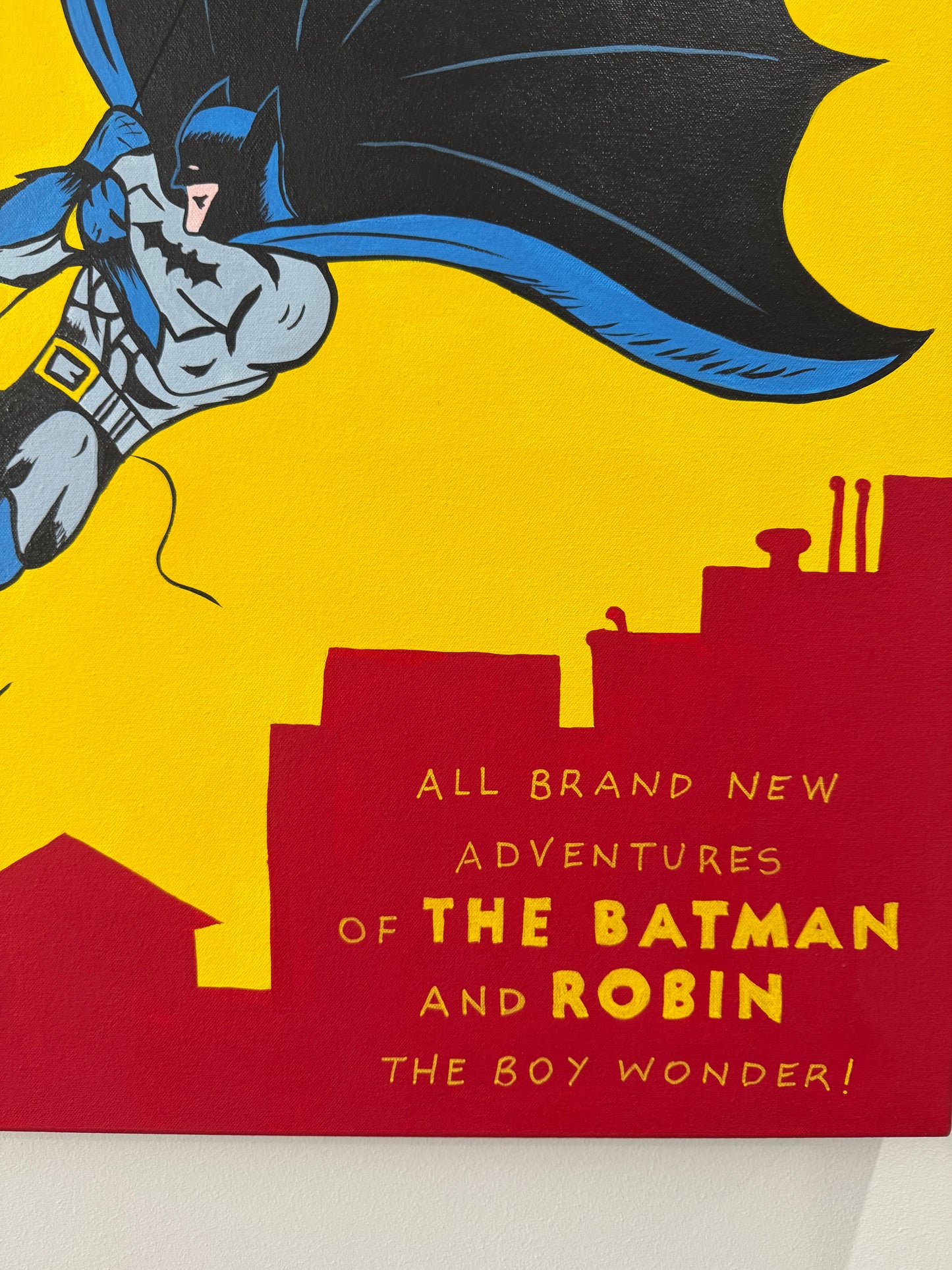 Batman Comic Vol 1| 100 x 75cm | Painted edges