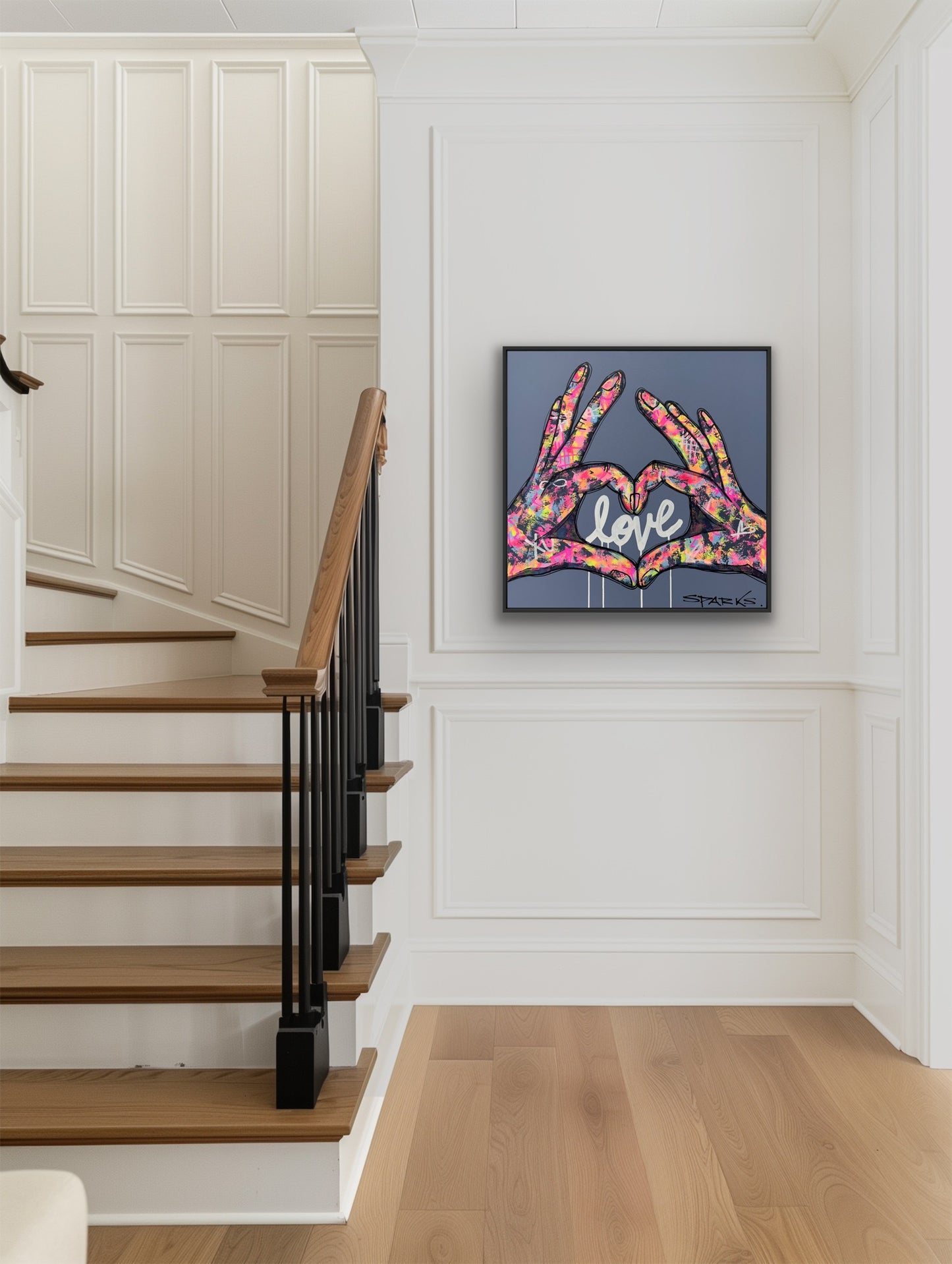 Infinite Love | 83cm x 83cm | Framed