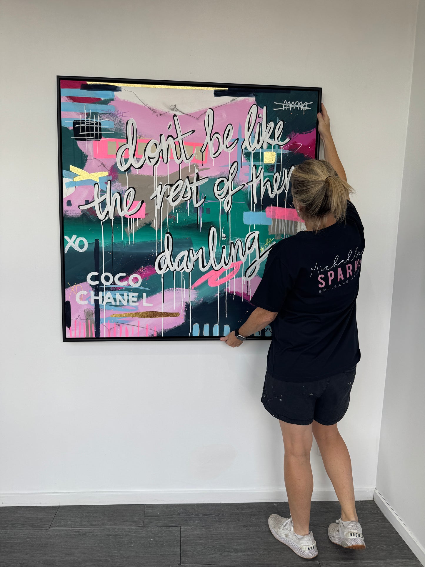 Dare to be different | 120cm x 120cm | Framed