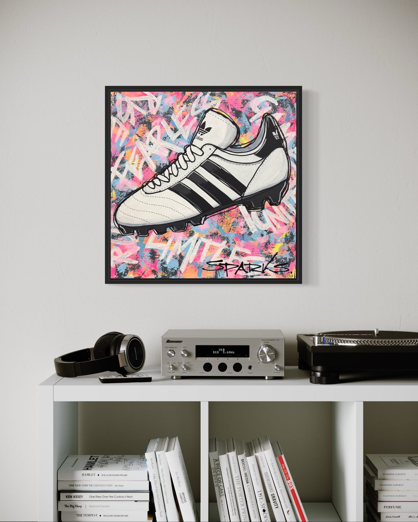 Laced For Victory | 50cm x 50cm | Framed