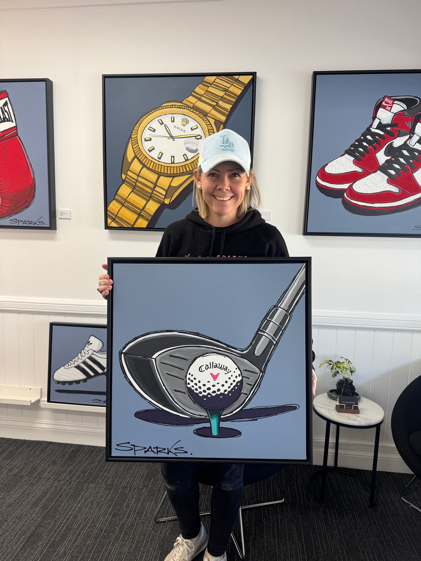 The Perfect Swing | 64cm x 64cm | Framed