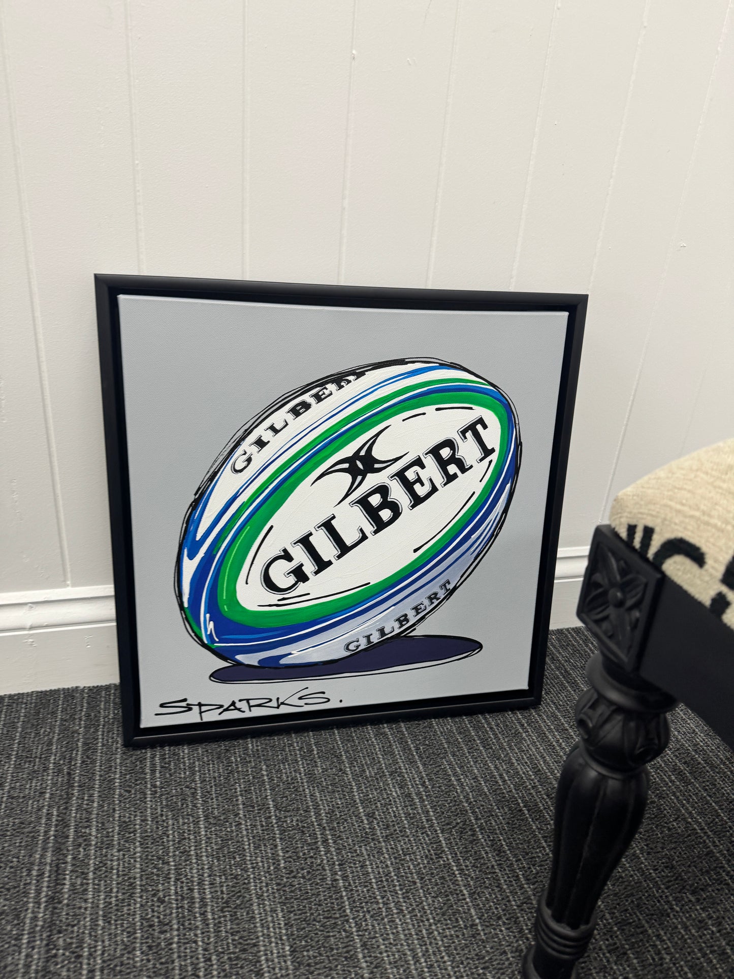 Game Time | 50cm x 50cm | Framed