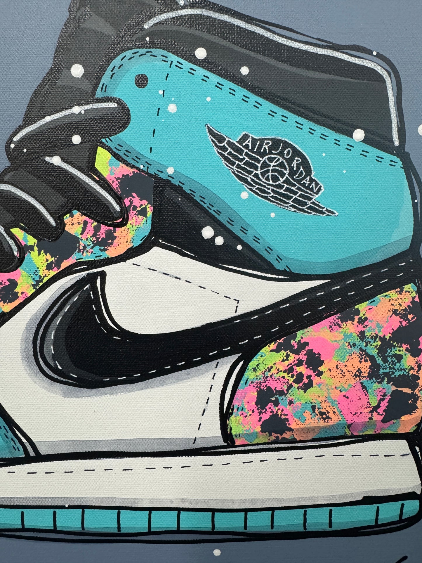Unboxed Air Jordan | 44cm x 54cm | Framed