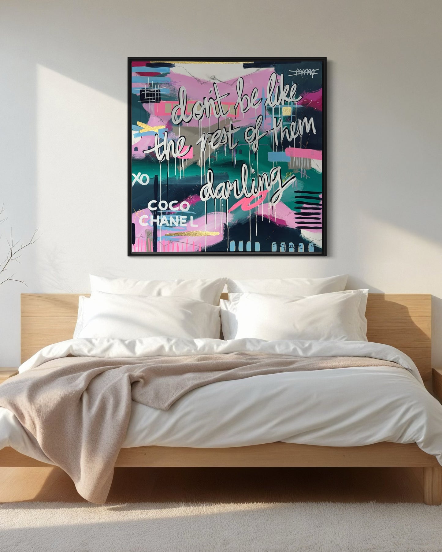 Dare to be different | 120cm x 120cm | Framed