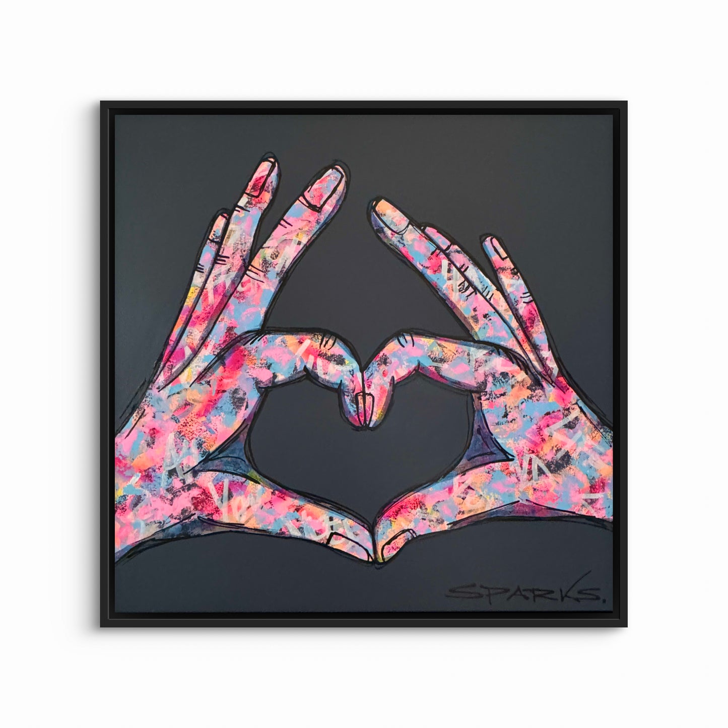 All My Life | 83cm x 83cm | Framed