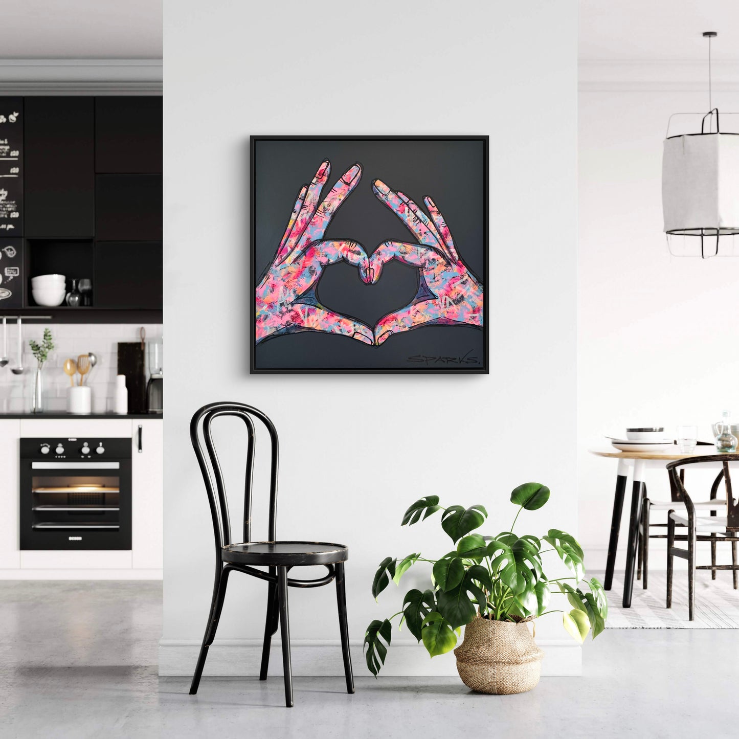 All My Life | 83cm x 83cm | Framed