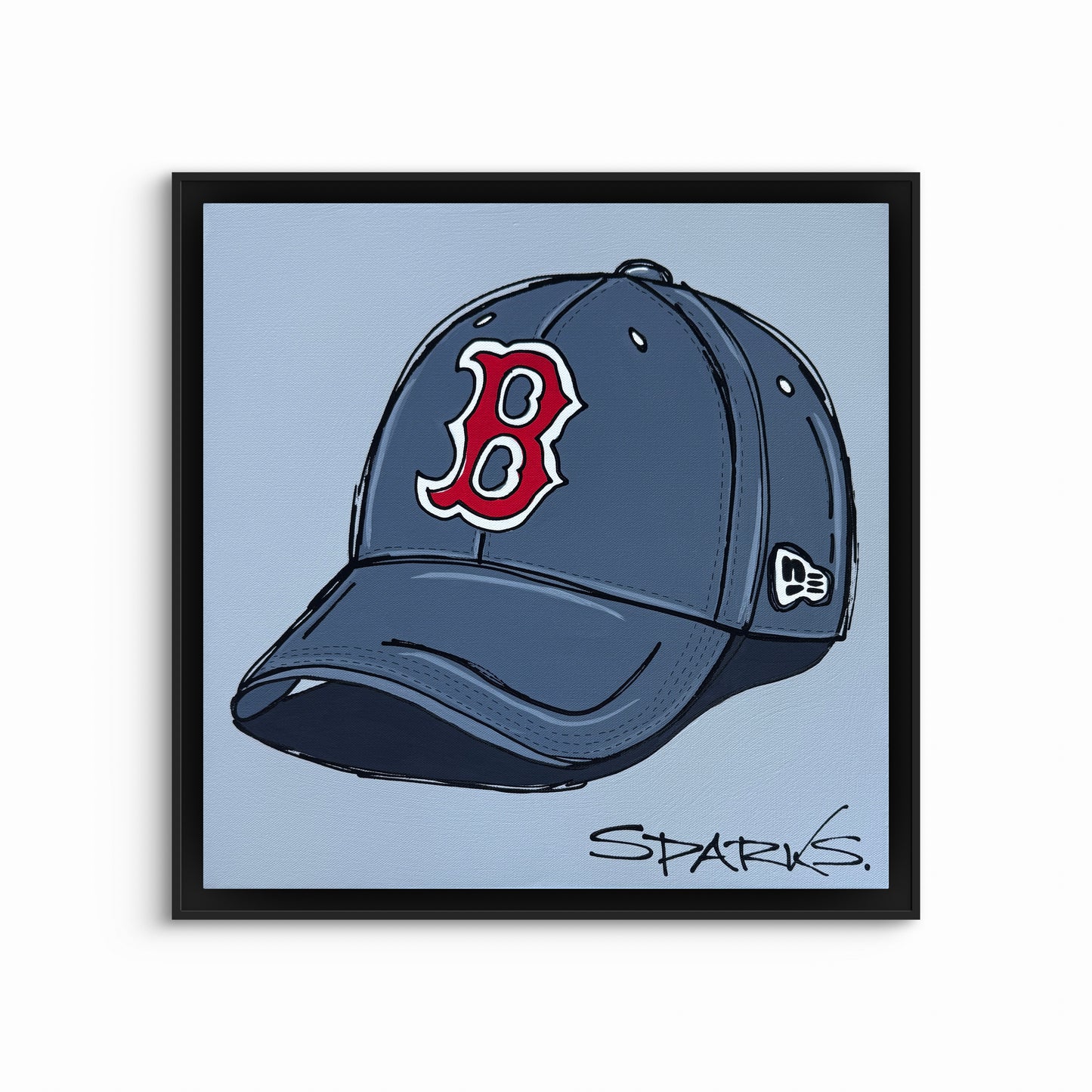 Boston Red Sox | 50cm x 50cm | Framed