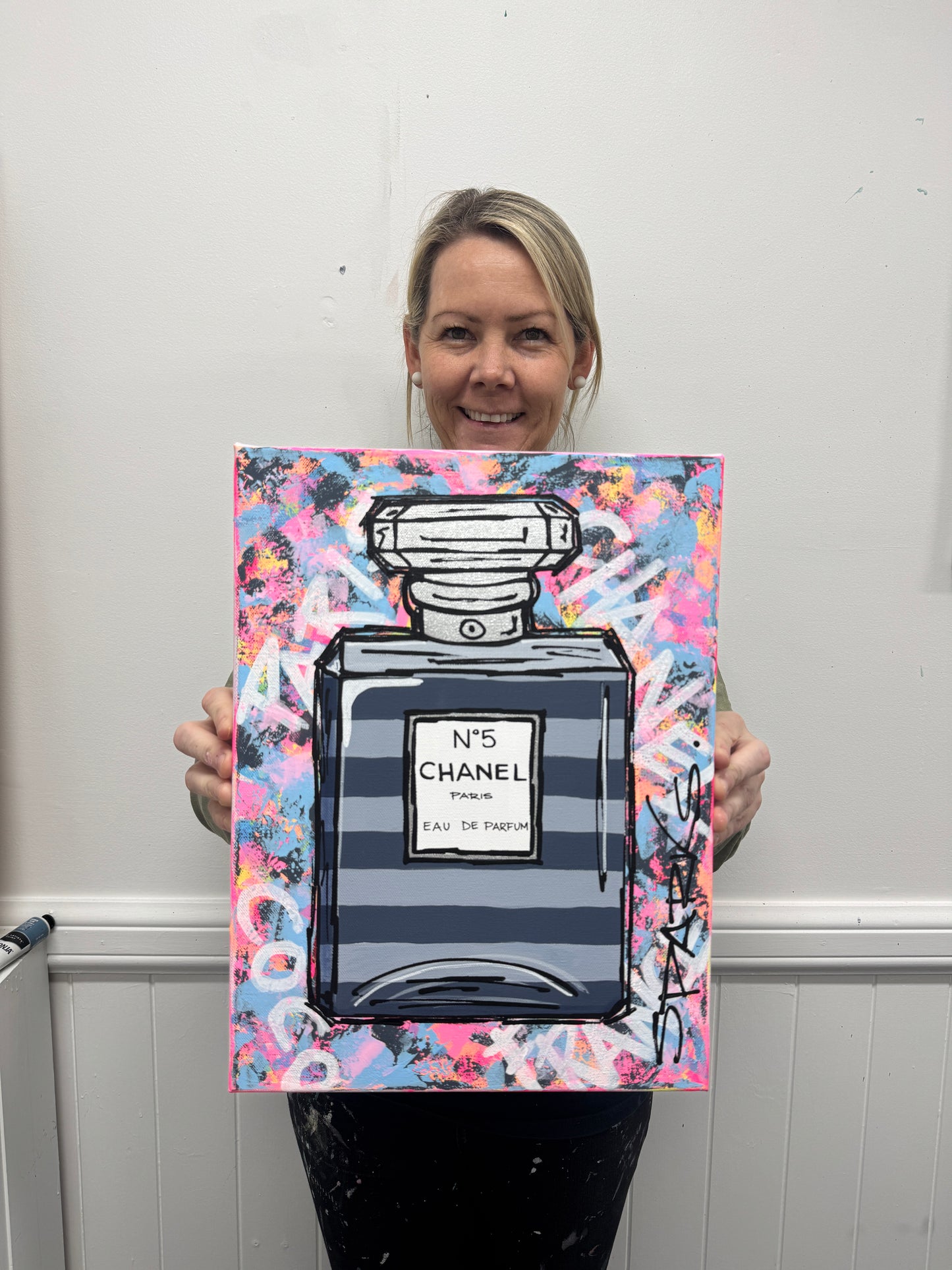 Chanel #17| 31cm x 41cm | Canvas unframed