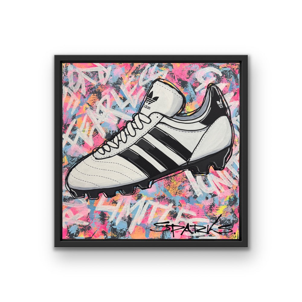 Laced For Victory | 50cm x 50cm | Framed
