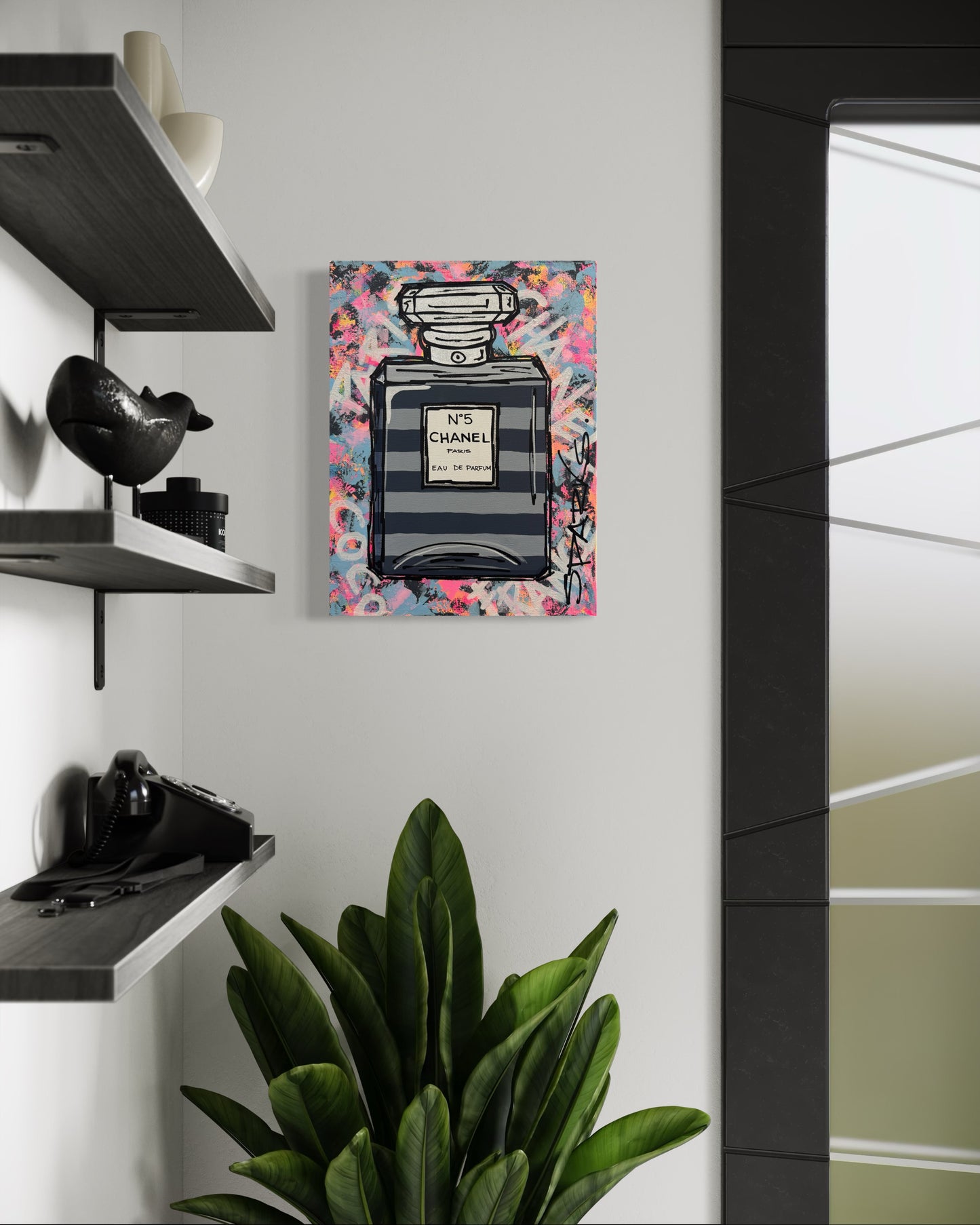 Chanel #17| 31cm x 41cm | Canvas unframed