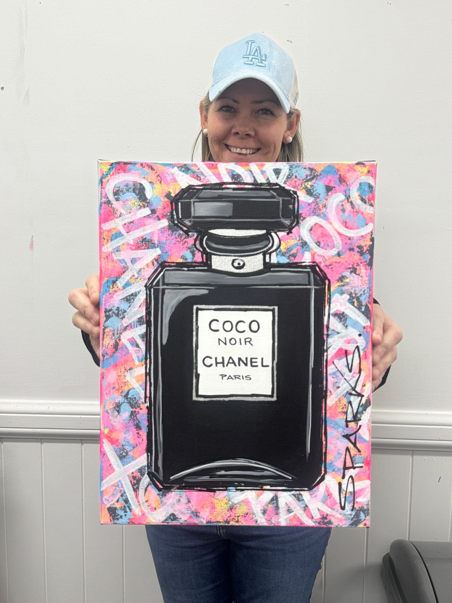 Chanel #18| 31cm x 41cm | Canvas unframed
