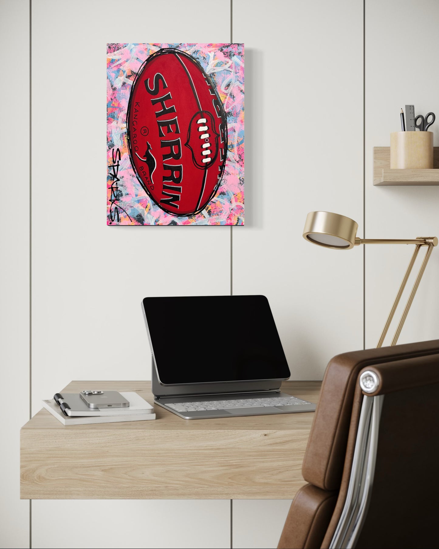 AFL #6| 31cm x 41cm | Canvas unframed