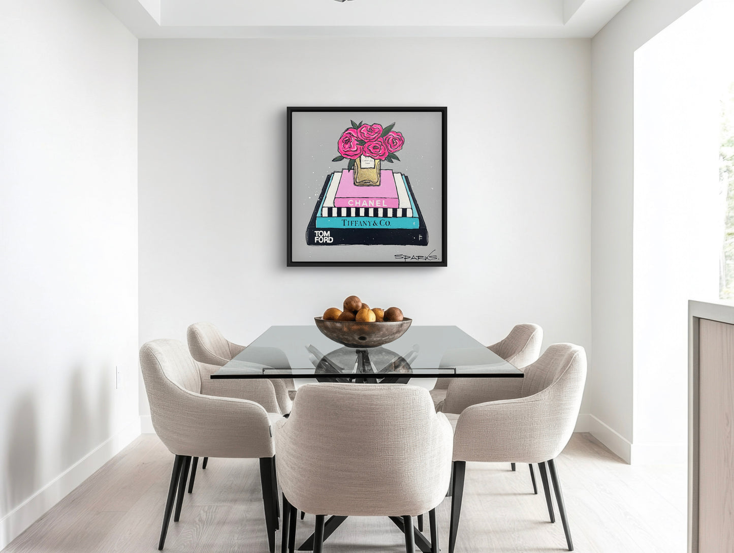 Coffee Table Luxe | 90cm x 90cm | Framed
