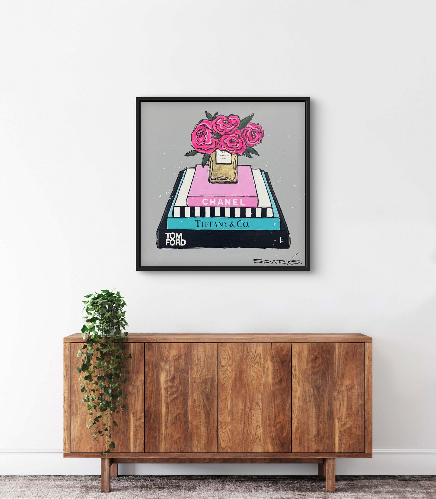 Coffee Table Luxe | 90cm x 90cm | Framed