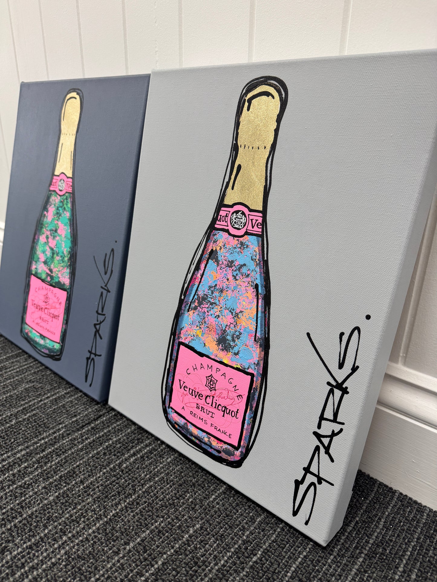 Bubbly Vibes | 31cm x 41cm | Canvas unframed