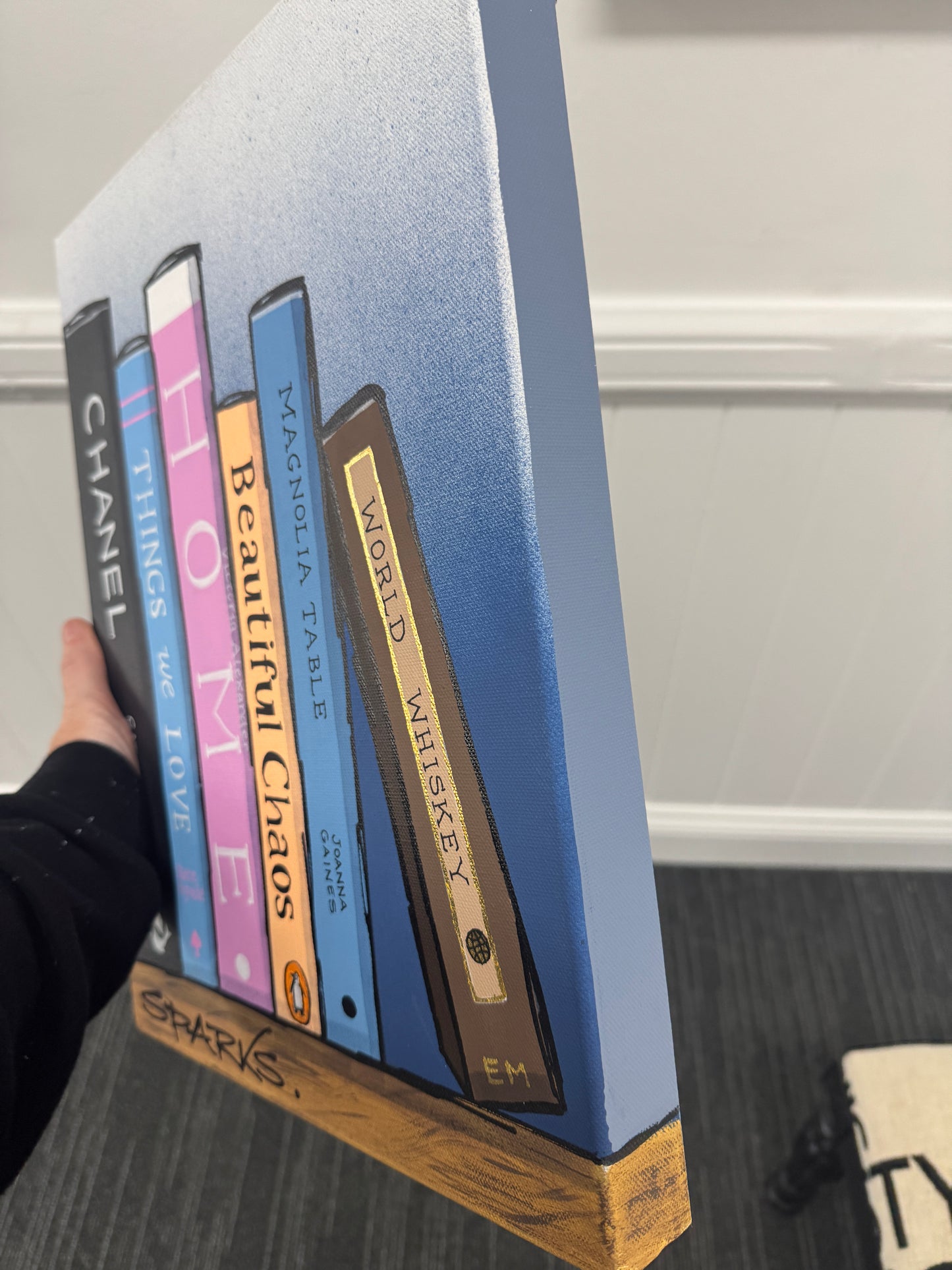 Bookcase Mini | 31cm x 41cm | Canvas unframed