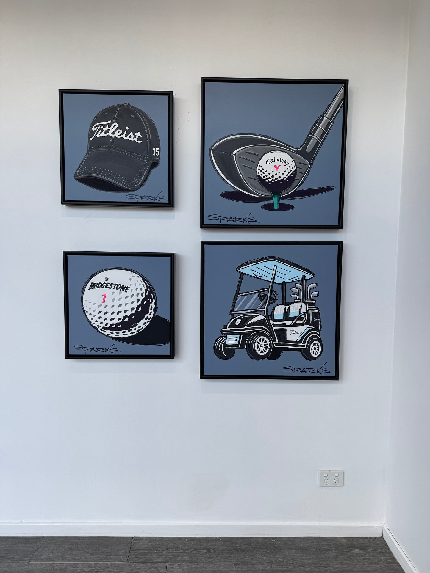 The Perfect Swing | 64cm x 64cm | Framed