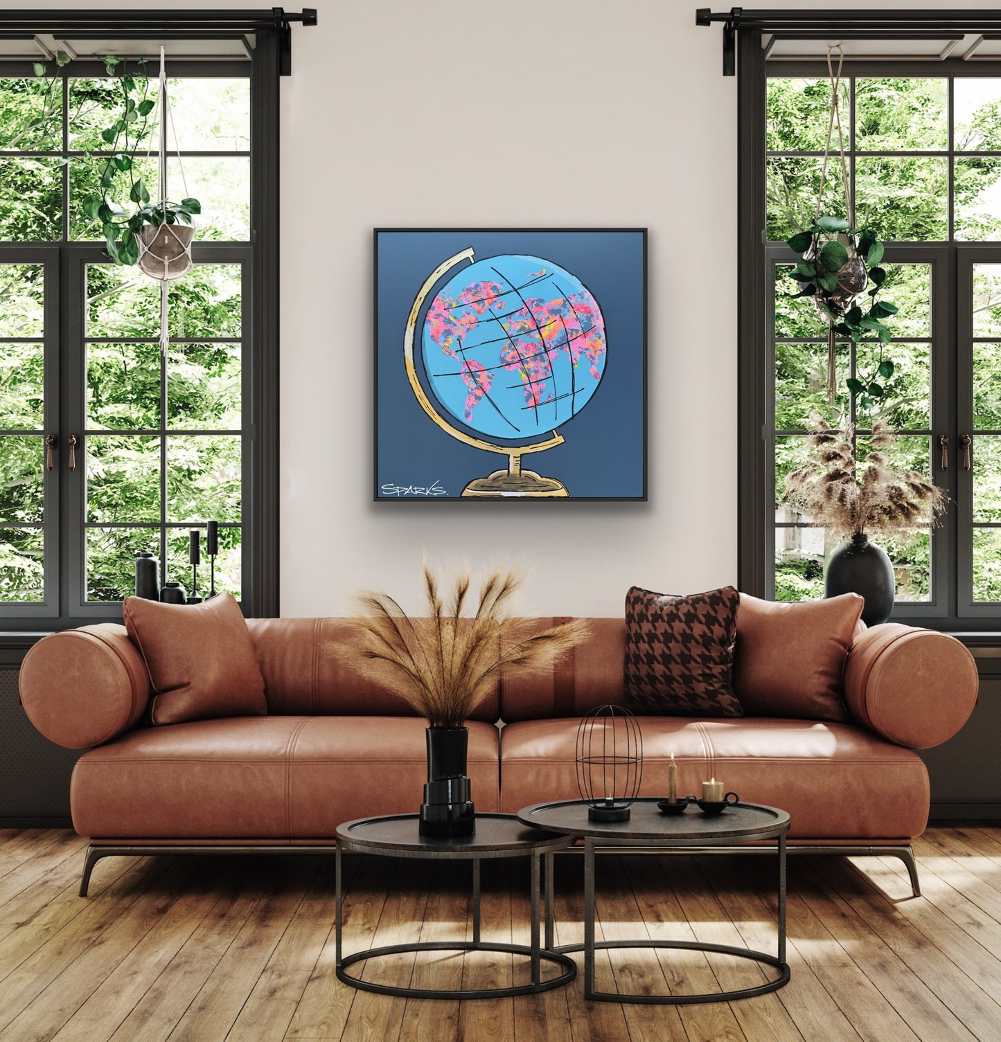 The World Is My Oyster II | 90cm x 90cm | Framed