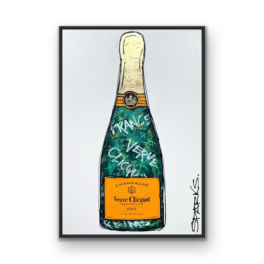 Bottoms up! | 95cm x 65cm | Framed