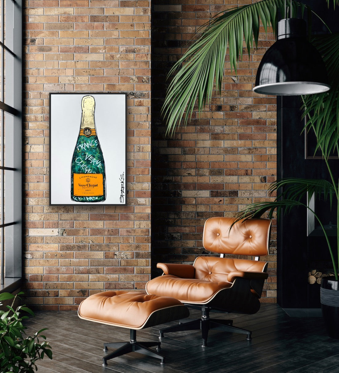 Bottoms up! | 95cm x 65cm | Framed