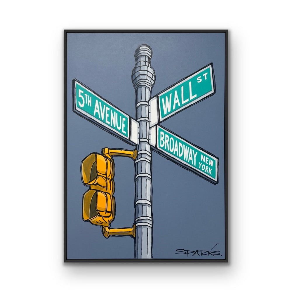 Street's Of New York| 104cm x 74cm | Framed