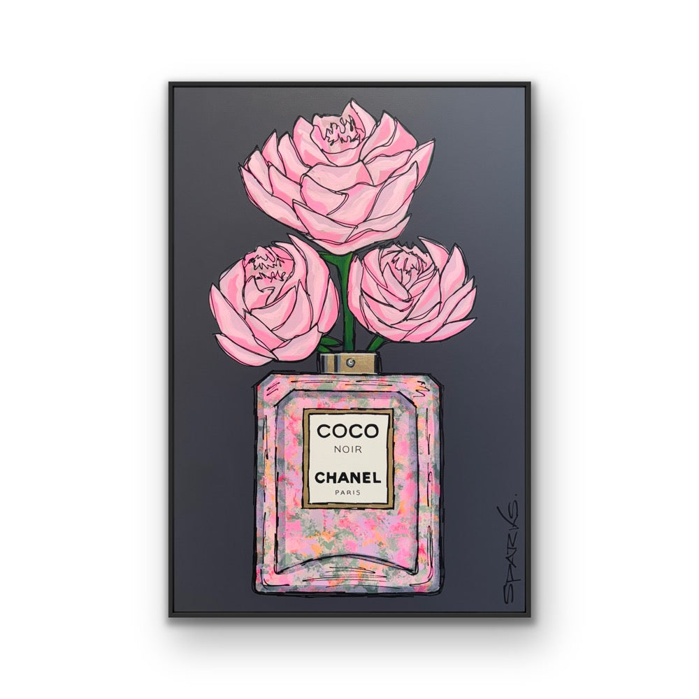 Soft Pink Chanel | 127cm x 87cm | Framed