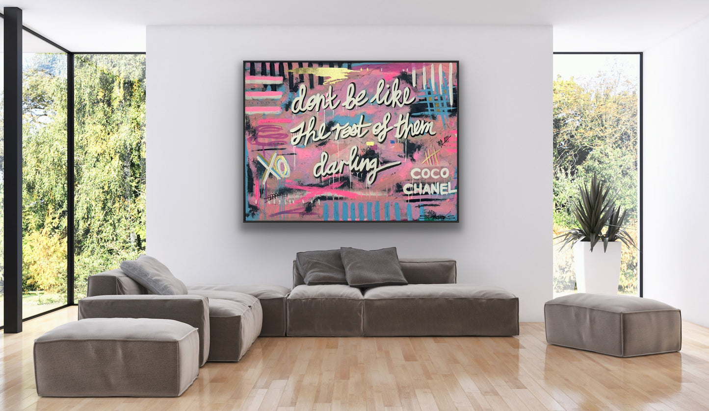 Defy The Ordinary | 164cm x 124cm | Framed