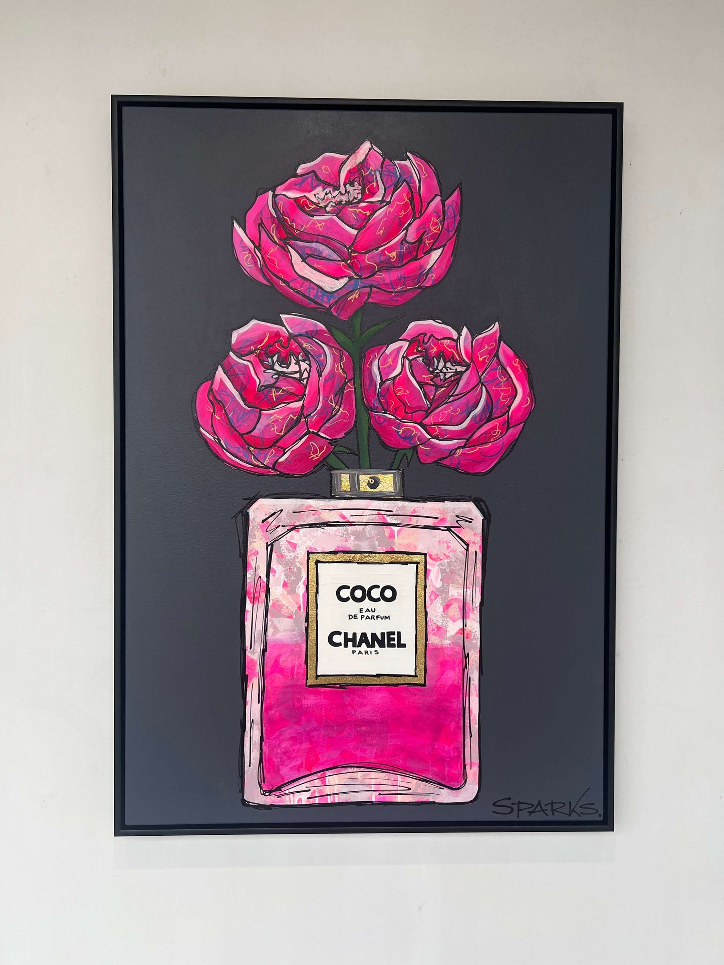 Roses are Pink | 125 x 86cm | Framed