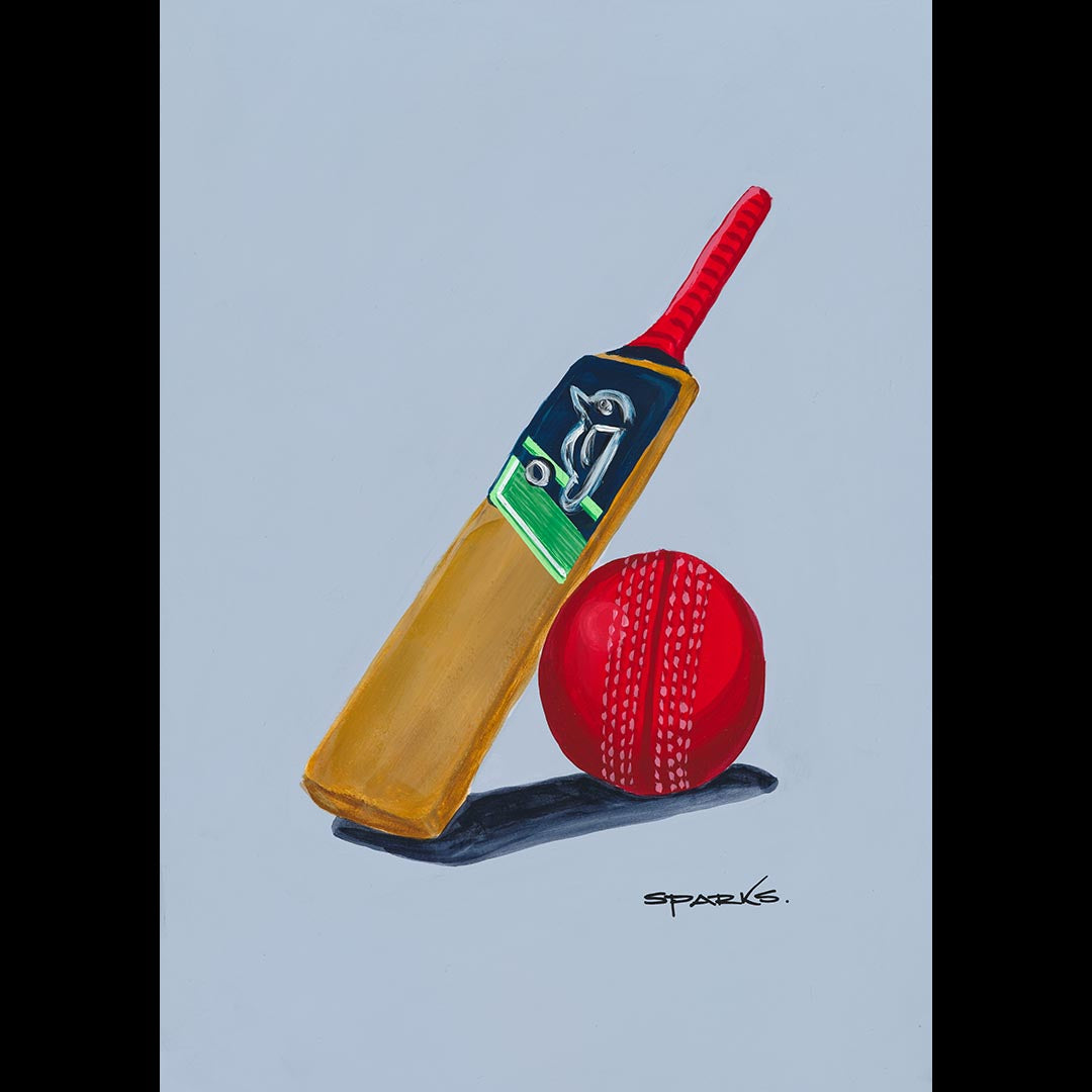 'Kookaburra Cricket' (Print)