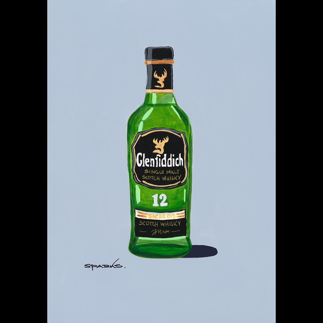'Glenfiddich Whiskey' (Print)