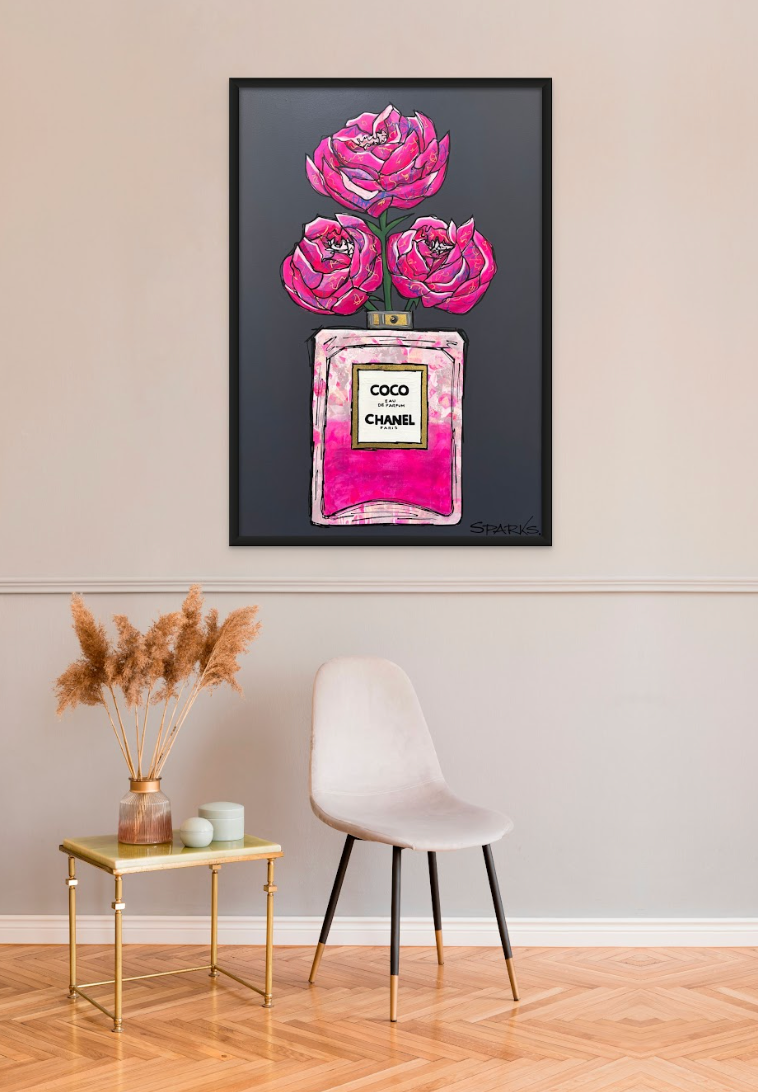 Roses are Pink | 125 x 86cm | Framed