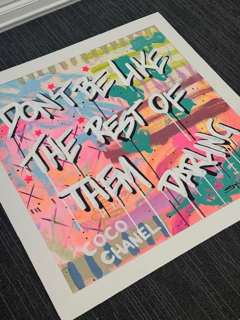Statement Made | 100 x 100cm | Your Choice of Frame