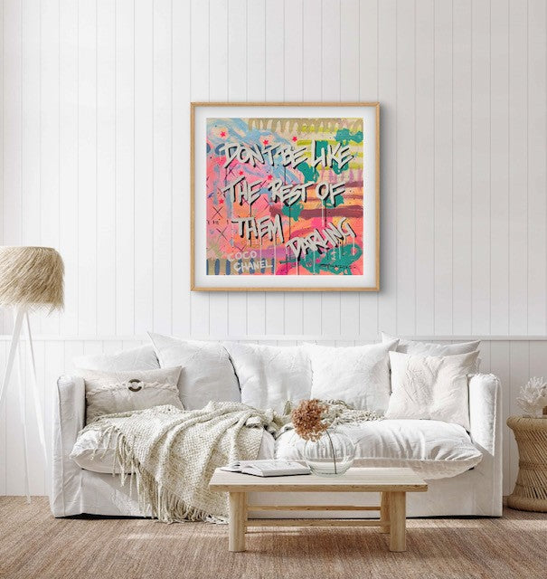 Statement Made | 100 x 100cm | Your Choice of Frame