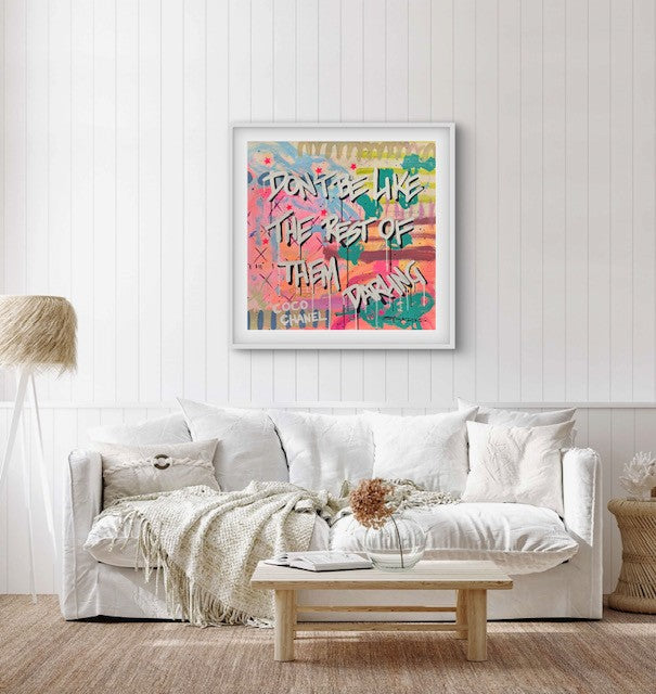 Statement Made | 100 x 100cm | Your Choice of Frame