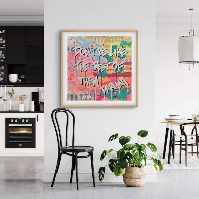 Statement Made | 100 x 100cm | Your Choice of Frame