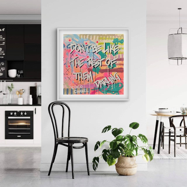Statement Made | 100 x 100cm | Your Choice of Frame
