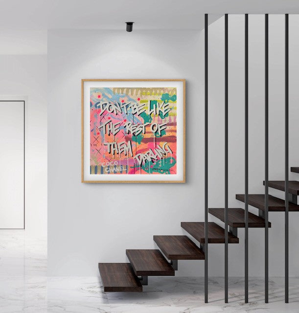 Statement Made | 100 x 100cm | Your Choice of Frame