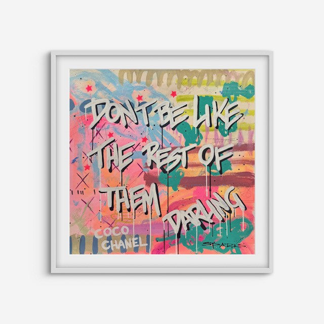 Statement Made | 100 x 100cm | Your Choice of Frame