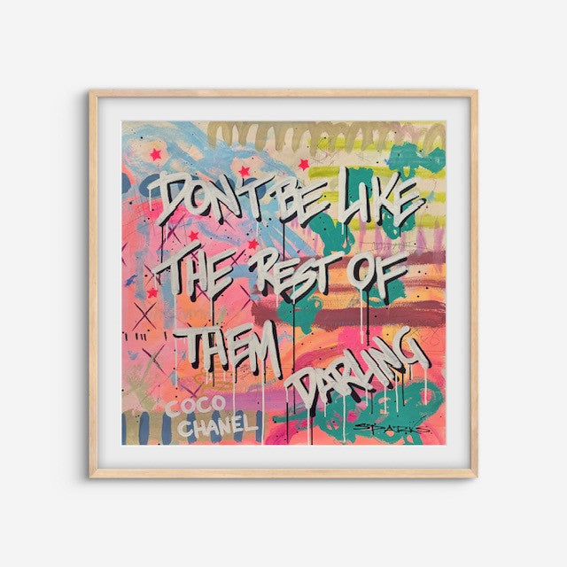 Statement Made | 100 x 100cm | Your Choice of Frame