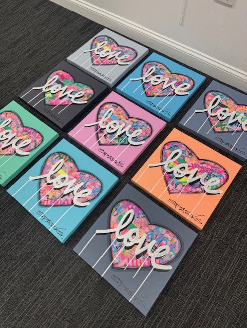 Sweet Love | 46cm x 46cm | Unframed