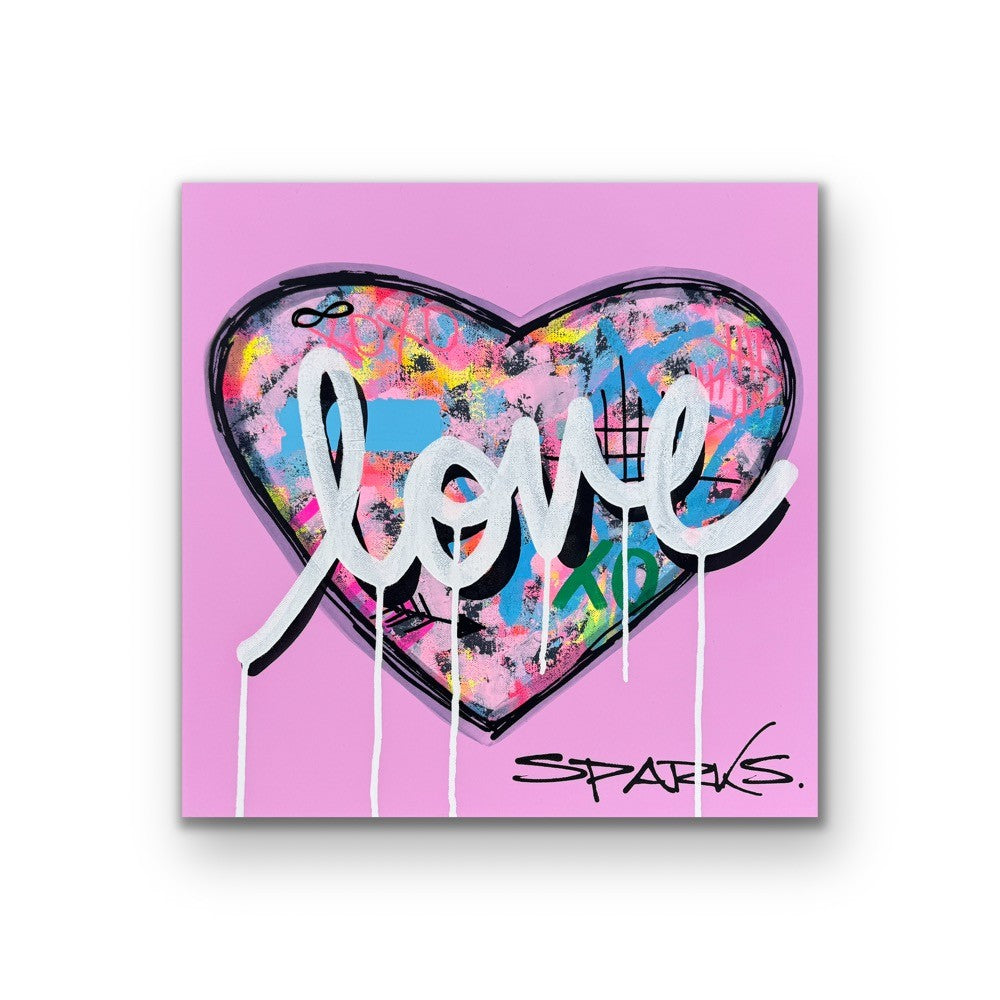 Bold Love | 46cm x 46cm | Unframed