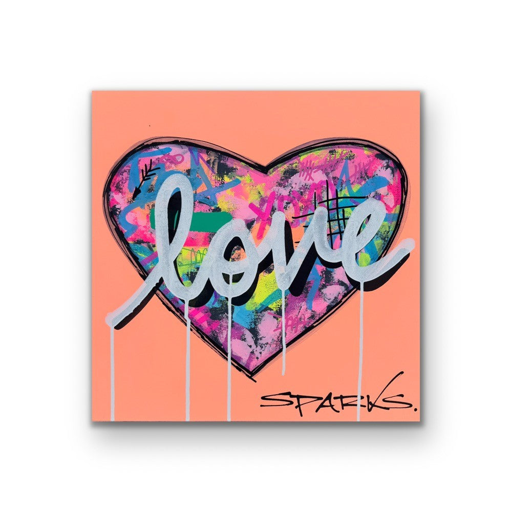 Joyful Love | 46cm x 46cm | Unframed